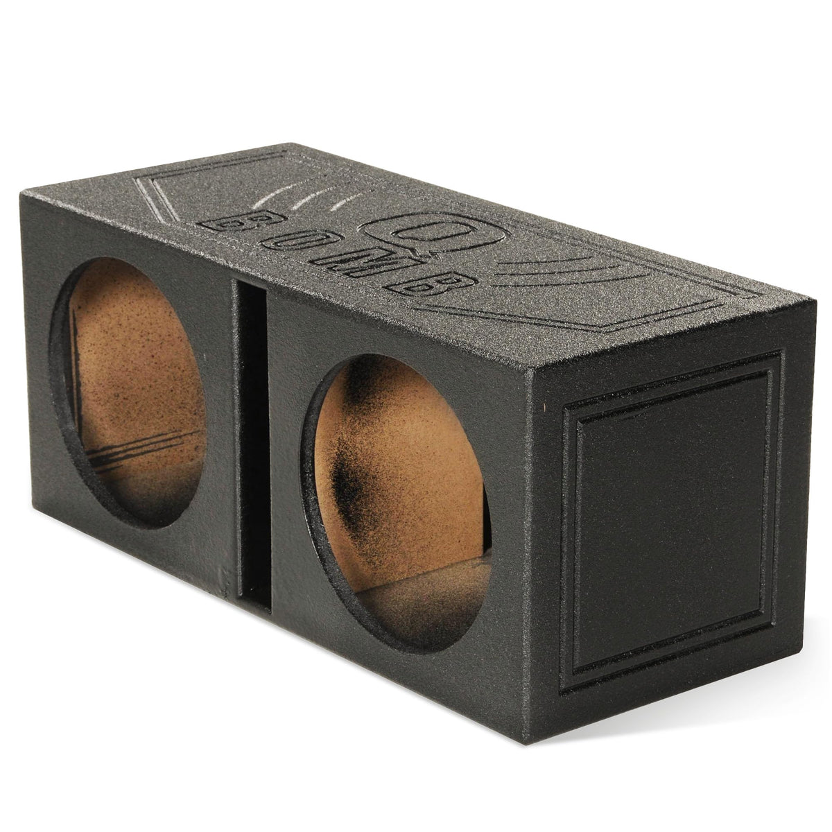 Q Power 12" Dual Subwoofer Box, High-Performance Vented Speaker Enclosure