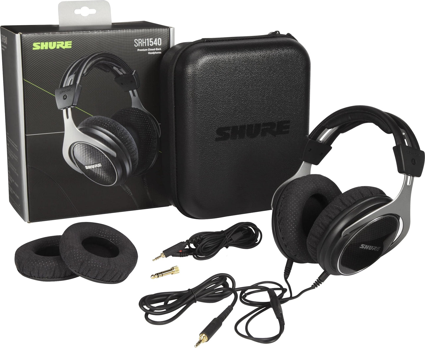 Shure SRH1540 Premium Closed-Back Headphones with 40mm Neodymium Drivers for Clear Highs and Extended Bass, Built for Professional Audio/Sound…