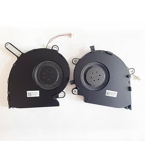 Fleshy Leaf Replacement CPU + GPU Cooling Fan for Asus Rog Strix G531 G531G G531GT G531GU G531GD G531GW G531GV-DB76 G531GT-BI7N6 DC5V DFS5K12115491M