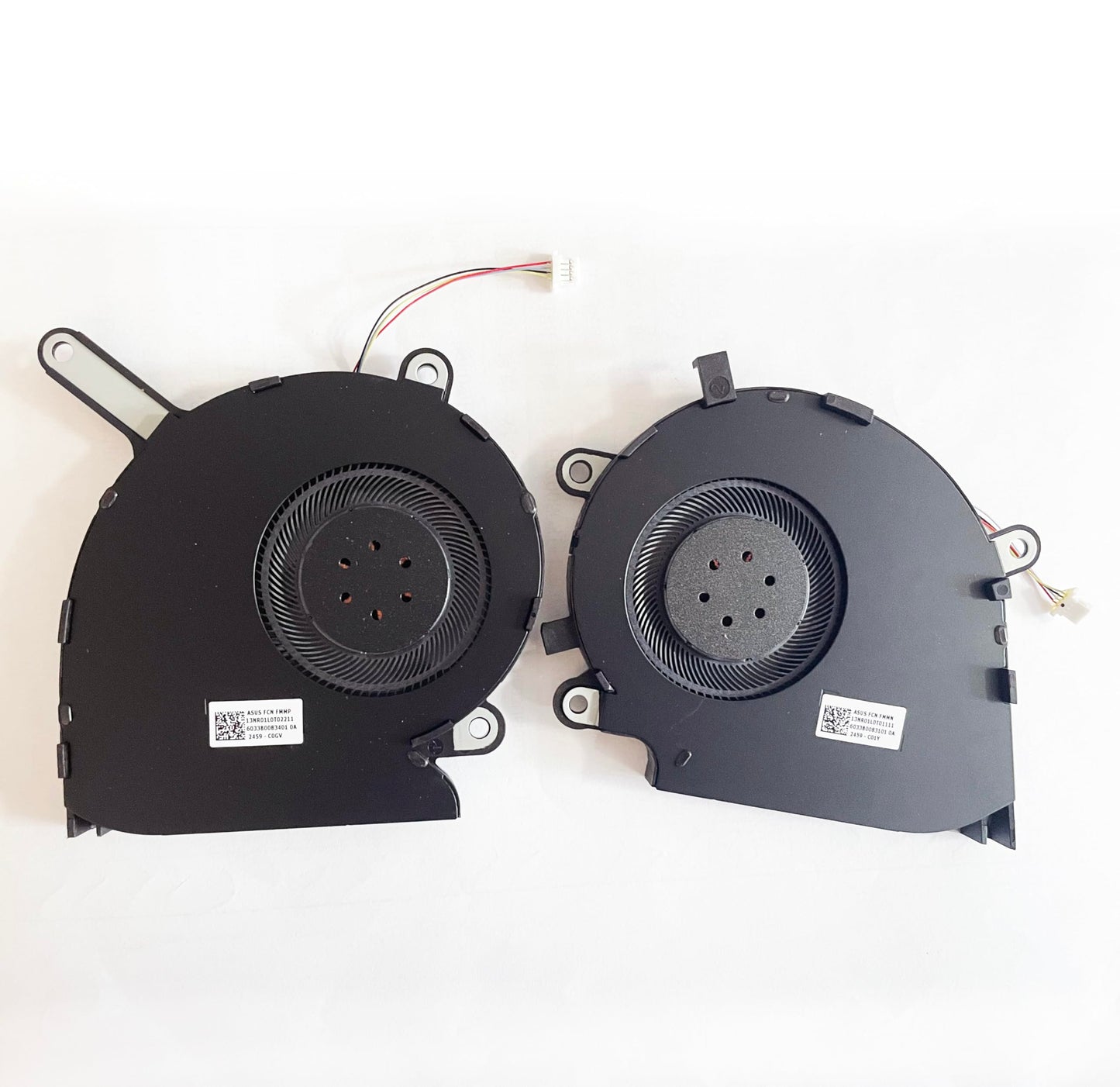 Fleshy Leaf Replacement CPU + GPU Cooling Fan for Asus Rog Strix G531 G531G G531GT G531GU G531GD G531GW G531GV-DB76 G531GT-BI7N6 DC5V DFS5K12115491M