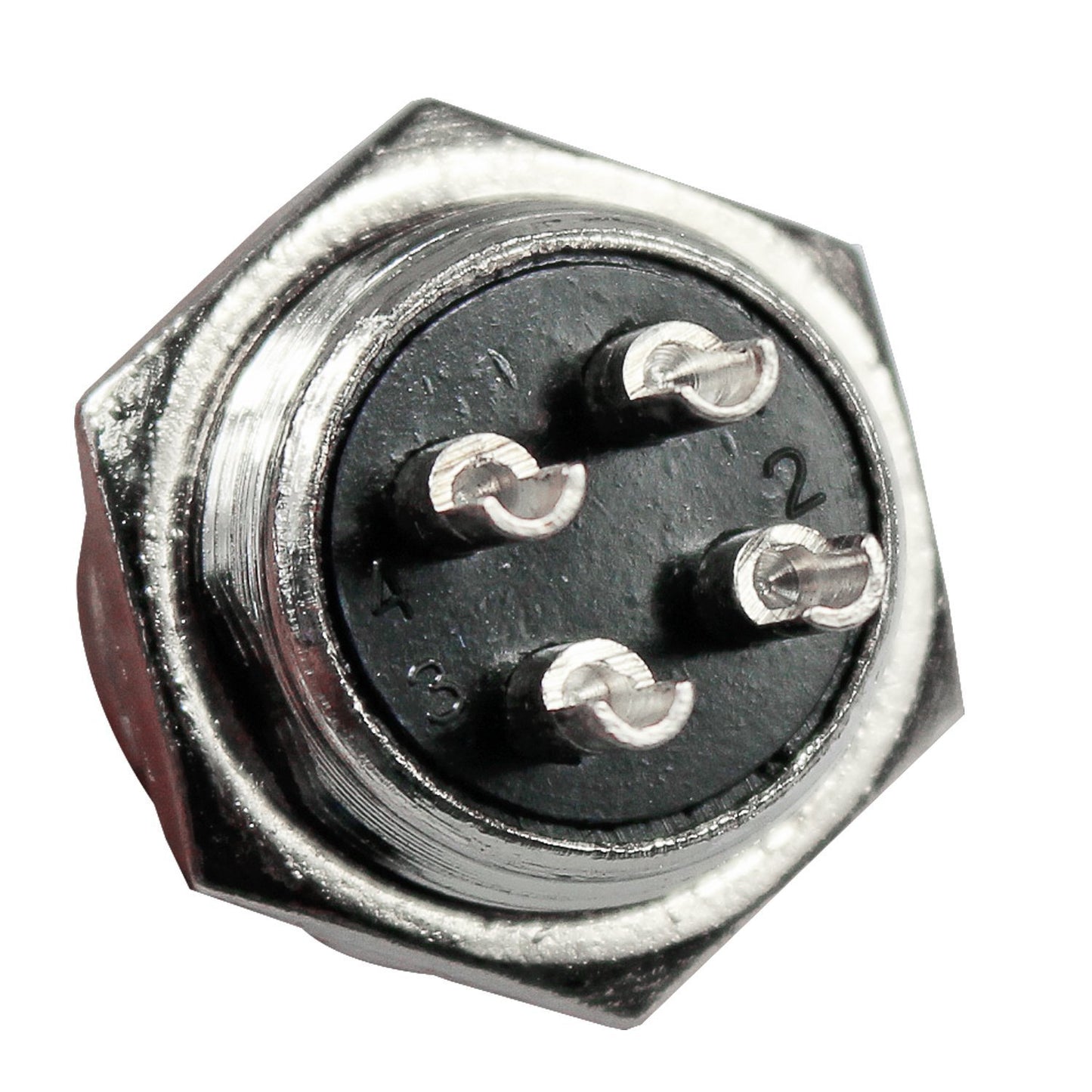 Lsgoodcare 5PCS 10A 20MM 4 Pin Female Aviation Connector Socket Plug + 5PCS 10A 20MM 4 Pin Male Aviation Connector Socket Plug (4Pin)