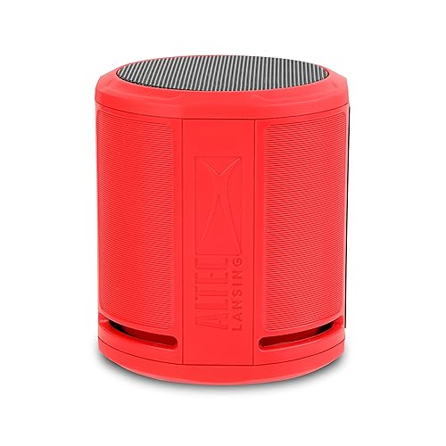 Altec Lansing HydraOrbit - Waterproof Bluetooth Speaker, Lightweight & Portable Speaker for Travel & Outdoor Use, Red