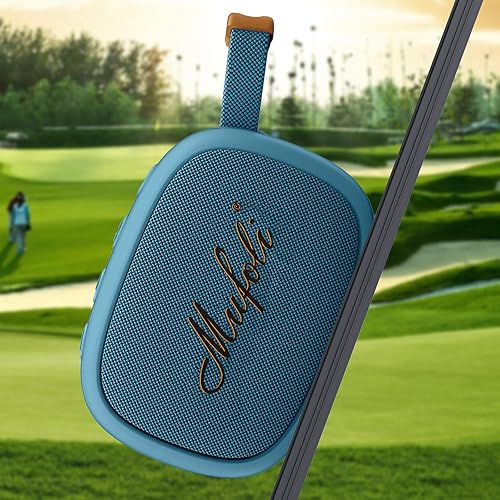 Mufoli Magnetic Bluetooth Speaker, Mini Portable Speaker, Up to 15H Playtime, IP67 Waterproof and Dustproof, Powerful Sound, for Indoors and Outdoors