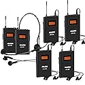 Anleon MTG100 902mhz-927mhz Tour Guide Wireless System Church System translation equipment simultaneous interpretation equipment (1 Transmitter and 5…