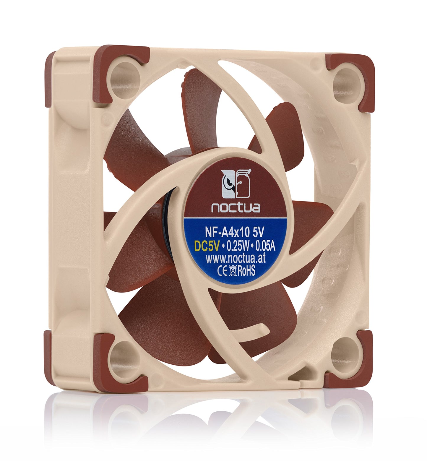 Noctua NF-A4x10 5V, Premium Quiet Fan, 3-Pin, 5V Version (40x10mm, Brown)
