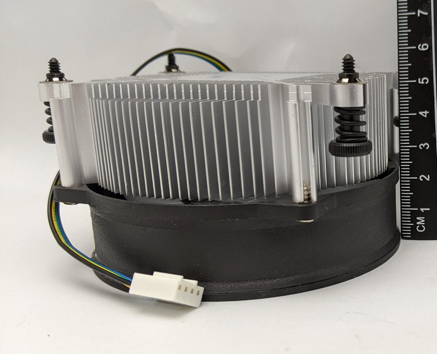HIGH POWER BlueAM4 Blue LED Light CPU Air Cooler with Aluminum Heatsink & 95mm PWM Cooling Fan for AMD Ryzen 5,7,9 Processor/Socket AM4 / AM5 PC