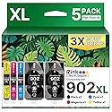 E-Z Ink Compatible 902XL 902 Ink Cartridges for HP Printers Replacement for HP Ink 902XL Black and Color Combo Pack (5 Pack) for Officejet Pro 6978