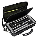 LOUDmouth Dual Wireless Microphone Case | Hard Shell Travel EVA Storage Box for Two Wireless Mics | Hardshell Carrying Case | CASE ONLY | 12.5" x 7" x