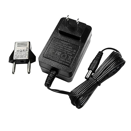 HQRP AC Adapter Works with Logitech Squeezebox Wi-Fi Internet Radio 993-000385 534-000245 PSAA18R-180 X-R0001 930-000097 930-000101 930-000129…