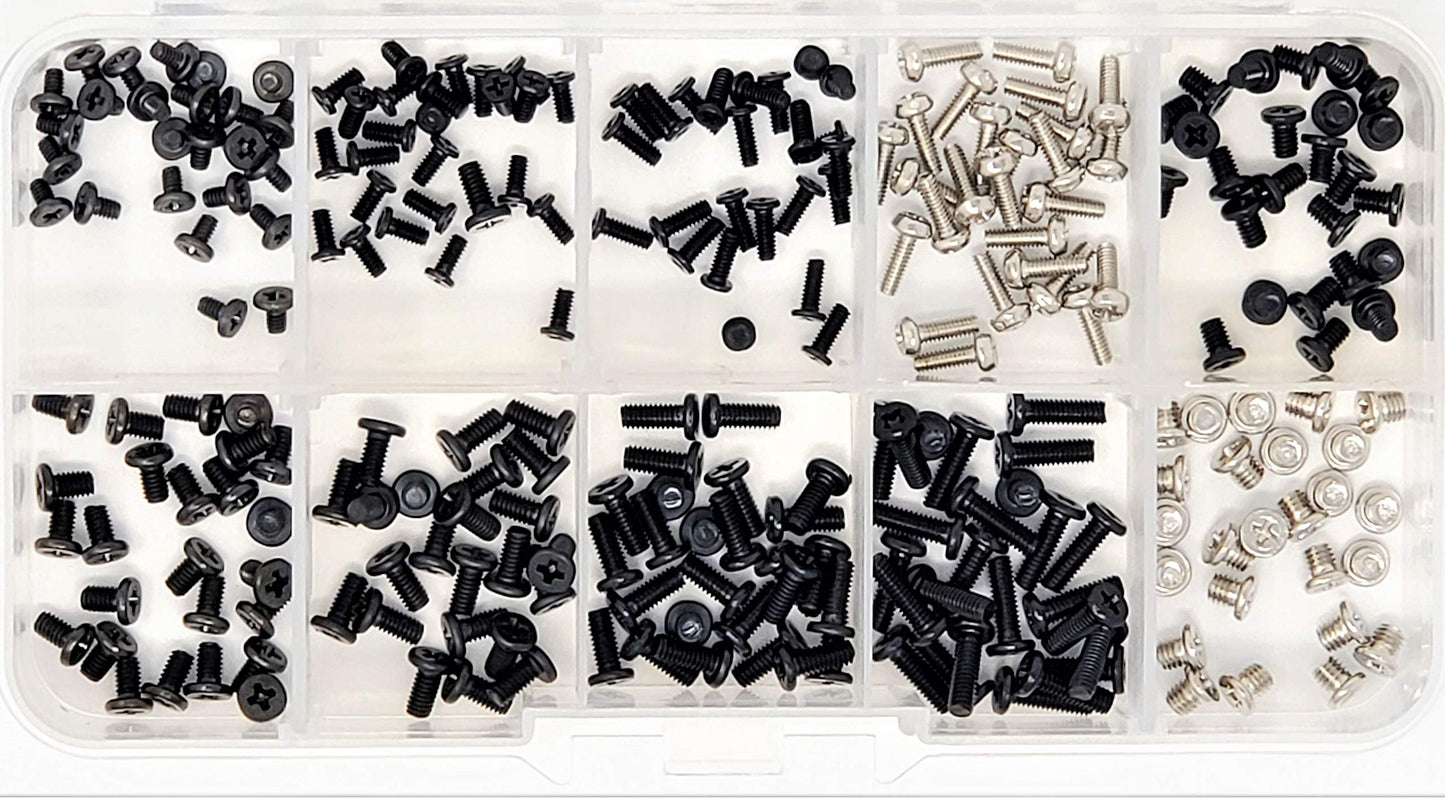 Assorted Laptop Screws Set (250 Pcs) SCW-250LP