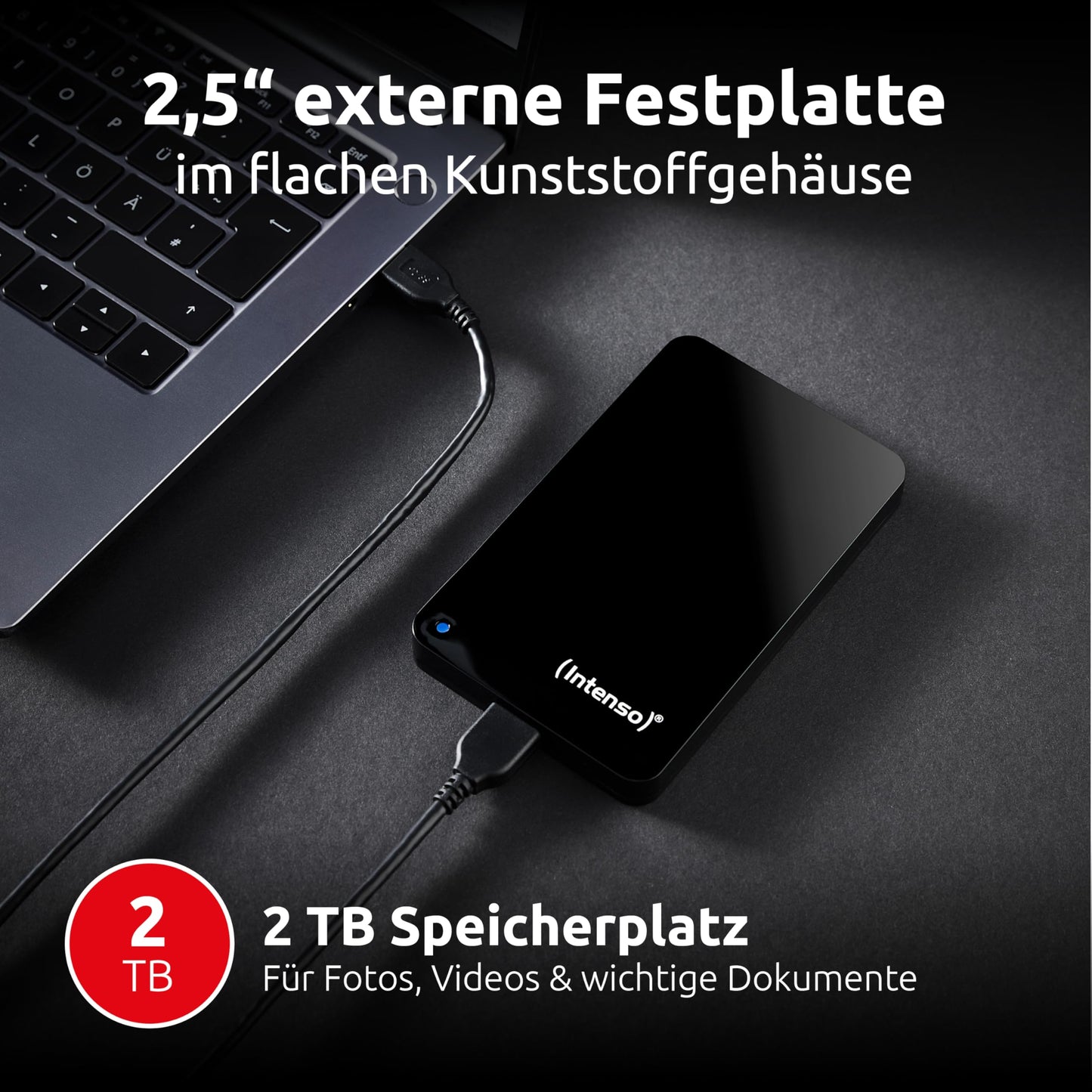 Intenso Memory Drive - 2, 5" External Hard Drive 2 TB