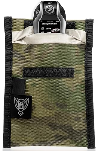 Xtreme Sight Line ~ Xecutive LITE Series Faraday Bag for Keyfobs and Other Small Electronics (6" x 4") ~ Vehicle and Data Security ~ Tracking/Hacking