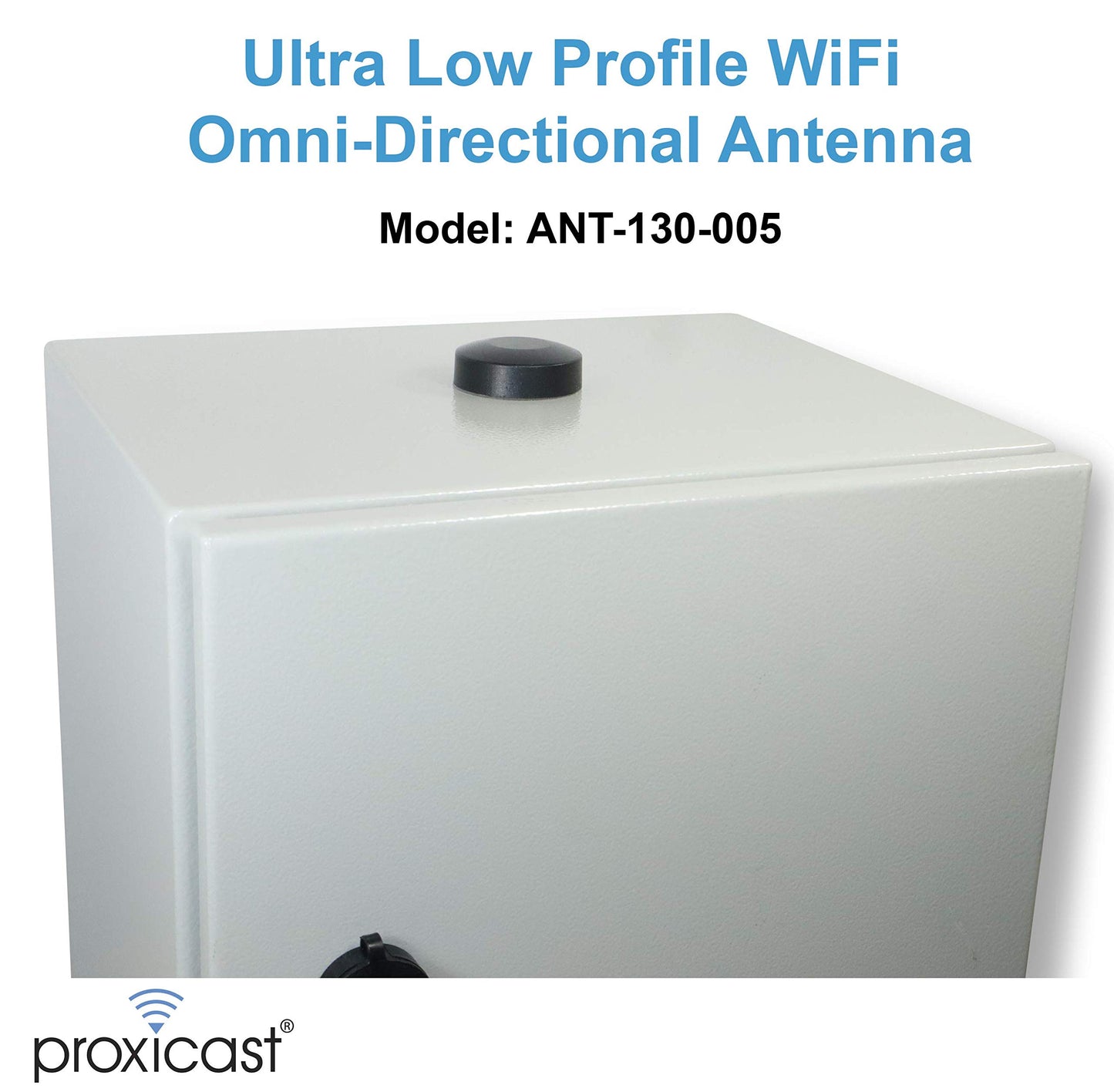 Proxicast Ultra Low-Profile Indoor/Outdoor WiFi Antenna - Triple Band 2.4/5.8/6 GHz - Fixed Through-Hole Screw Mount Bluetooth | ZigBee | WiFi Puck