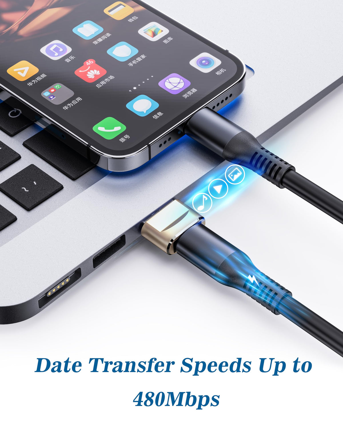 USB to USB C Adapter 4 Pack,USB C Female to A Male Charger Type C Converter for Apple Watch Ultra iWatch 7 8 SE,iPhone 14 13 12 15 Pro Plus Max…