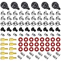 Powlankou PC Computer Screws Standoffs Kit for Hard Drive Computer Case Motherboard Fan Power Graphics