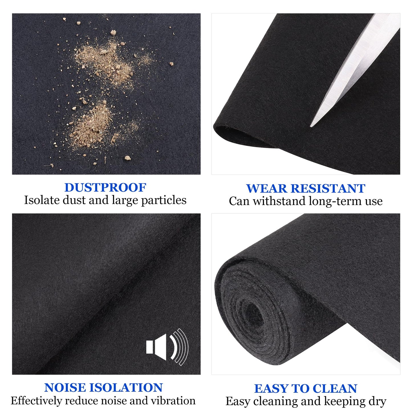90"x78" Speaker Carpet Liner Resists Stains Speaker Box Cabinet Subwoofer for Car Audio,Boat Interior,Trunk,Shelf,Underfelt (Black, 90inchx78inch)