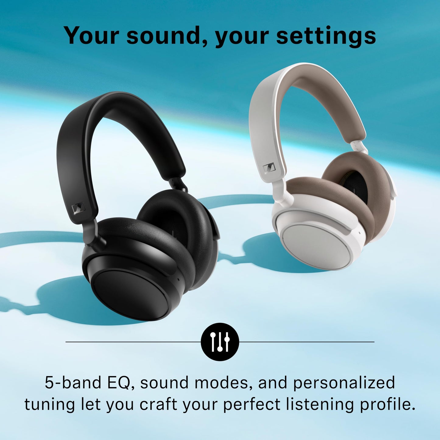 Sennheiser ACCENTUM Plus Wireless Bluetooth Headphones Noise Cancelling - Quick-Charge Feature, Up to 50HR Playtime, Adaptive Hybrid ANC, Bluetooth…