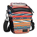 USA Gear DSLR Camera Case for Men and Women with Top Loading Accessibility, Adjustable Shoulder, Small Camera Sling Bag, Padded Handle - Camera