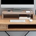 Anji Mountain Wooden Monitor Stand - Elegant Monitor Riser, Perfect Monitor Stand for Desk Organization, Durable Wood Construction monitor stands