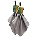 SPUDZ Classic Microfiber Lens Cleaner - Clip-On Pouch, Washable - for Binoculars, Scopes, Glasses, Screens | Brookie, 6 x 6 Inch (2-Pack)