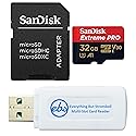 SanDisk Extreme Pro U3 V30 A1 32GB microSDHC Memory Card for DJI Drones Works with Avata and Goggles 2 (SDSQXCG-032G-GN6MA) Class 10 Bundle with 1