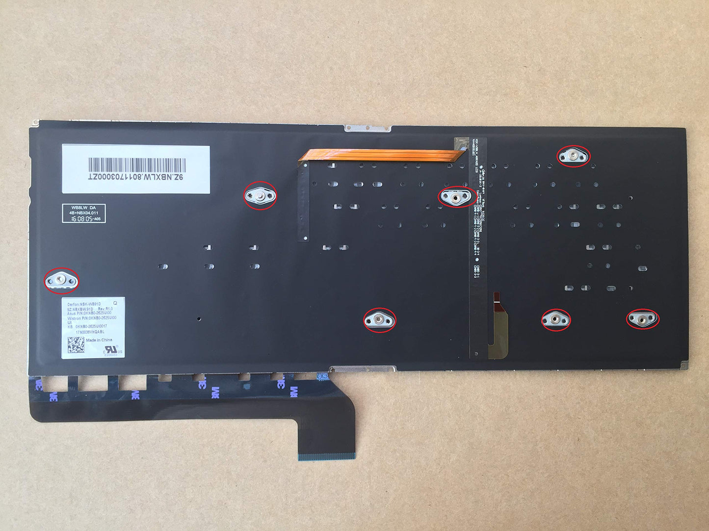 Original New for ASUS Zenbook Flip UX360U UX360UA Touchscreen 2-in-1 Laptop US Keyboard Backlit(not for UX360C)