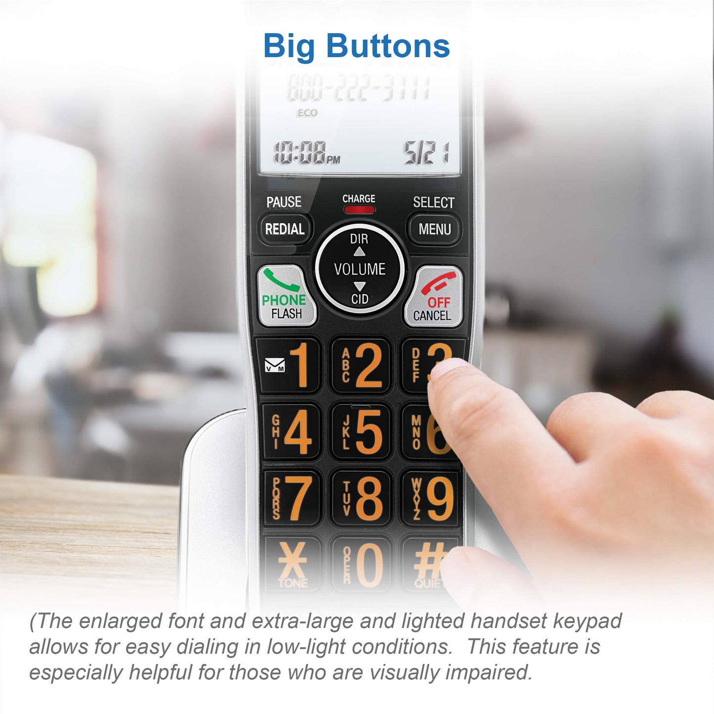 AT&T BL102-3 DECT 6.0 3-Handset Cordless Phone for Home with Answering Machine, Call Blocking, Caller ID Announcer, Audio Assist, Intercom,