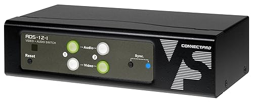 ConnectPRO - Monitor/Audio Switch - 2 Ports - Desktop (ADS-12-I)