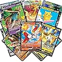 Pokemon Cards 50 Card Assorted Lot with Guaranteed V Pokemon