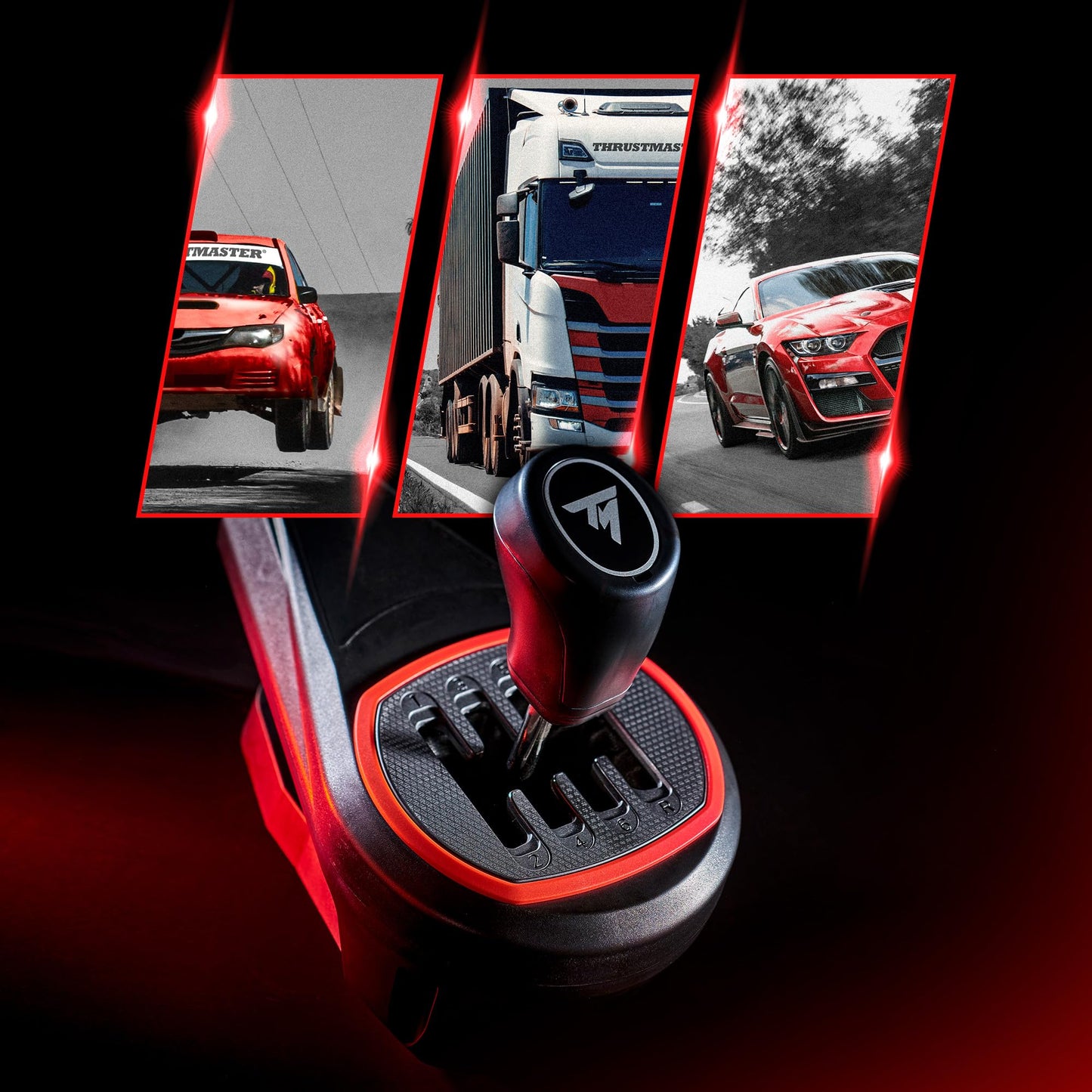 THRUSTMASTER TH8S Shifter Add-On, 8-Gear Shifter for Racing Wheel (Compatible with PlayStation, Xbox and PC) (Renewed)
