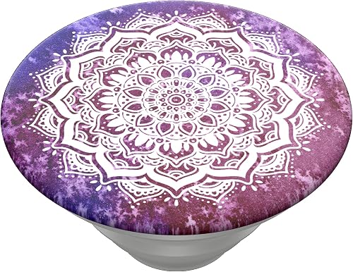 PopSockets PopTop Phone Grip, Top Only (Base Sold Separately), Purple - Magenta Mandala PopTop
