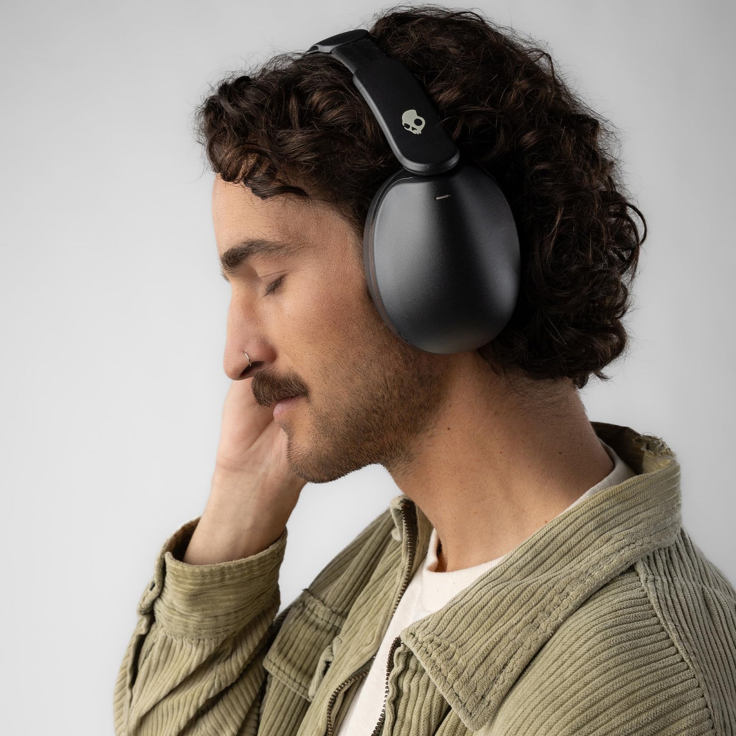 Skullcandy Hesh 360 Wireless Over-Ear Bluetooth Headphones, Up to 100 Hours Battery, Noise Isolating Fit, Flat-Folding Collapsible Design, Microphone…
