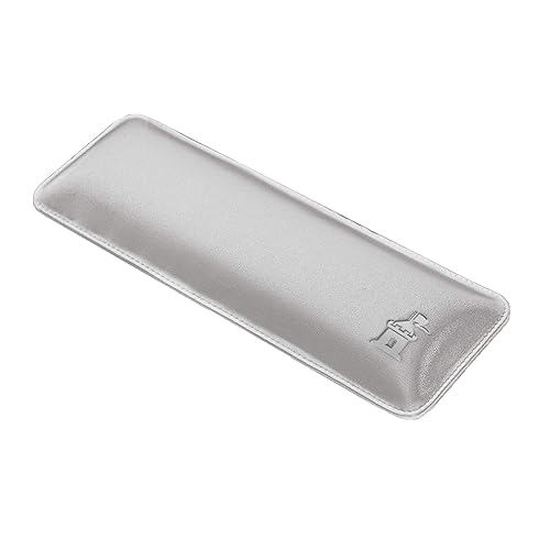 Bailey Compact by Castle - Wrist Rest for Keyboards with Around 61 Keys - Leather Ergonomic Computer Extra Firm Keyboard Wrist Support for Typists