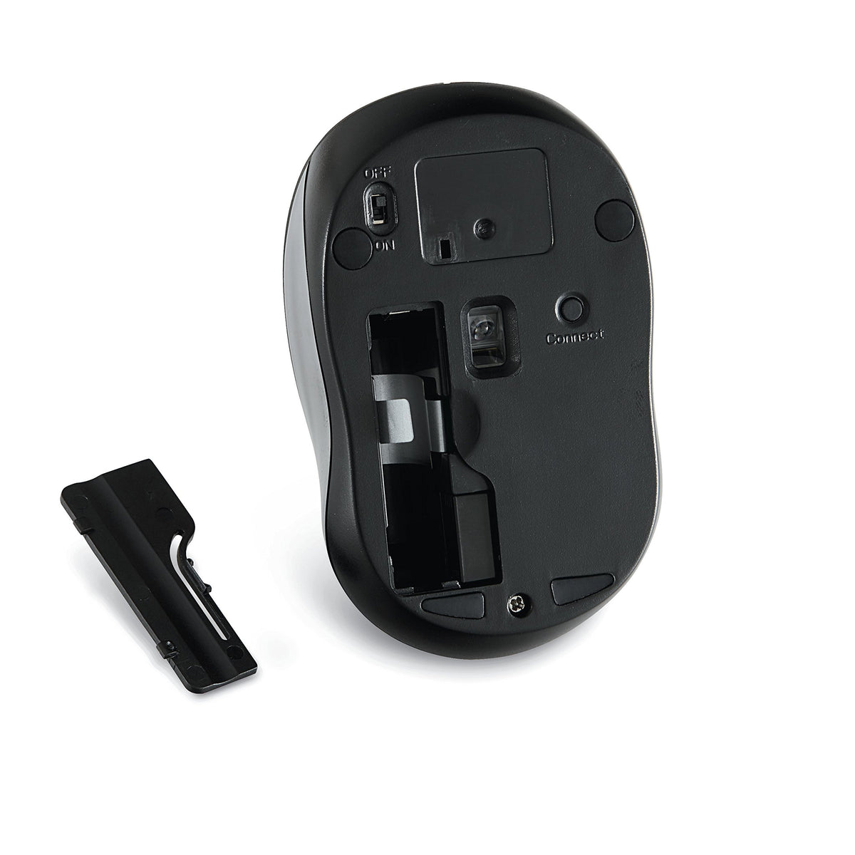 Verbatim Silent Wireless Blue LED Mouse, 2.4 GHz, Nano Receiver, Graphite