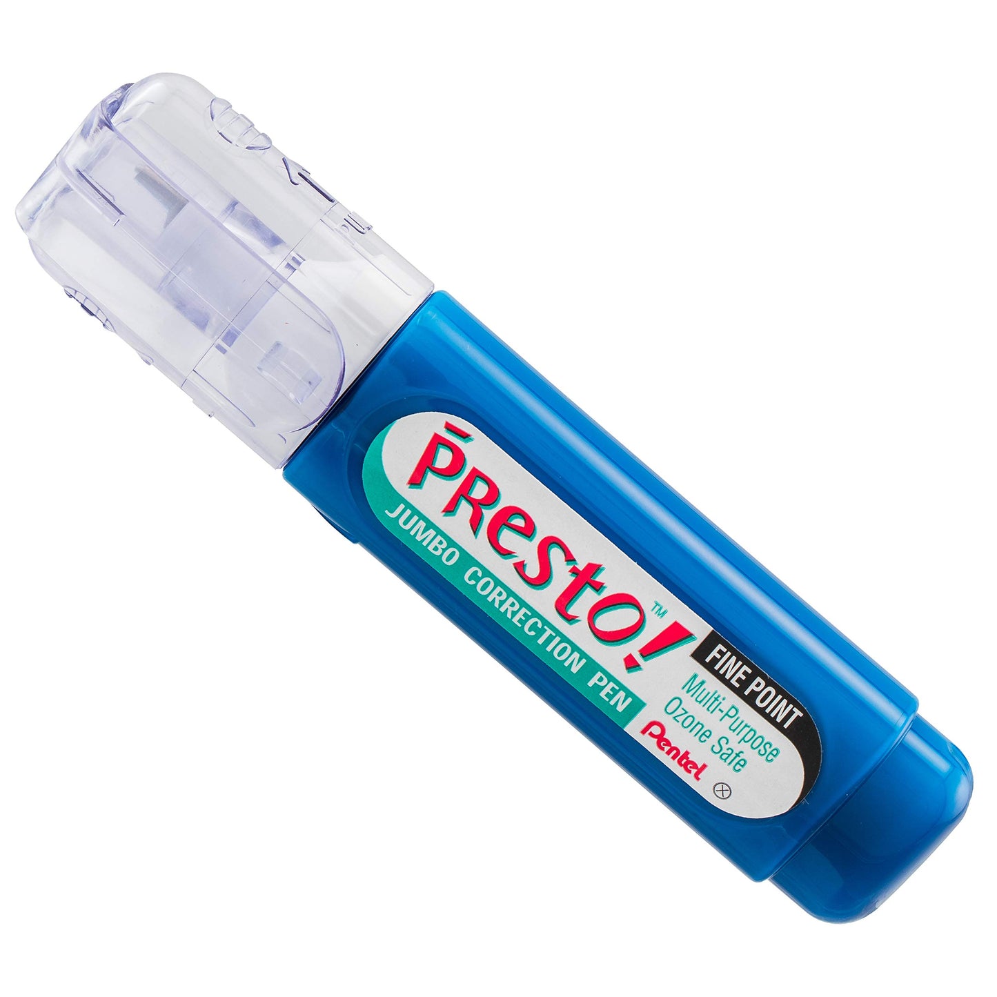 Pentel Presto Jumbo Correction Pen Fine Point, Metal Tip, 2-Packs (ZL31WBP2)
