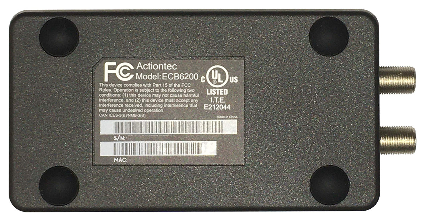 Actiontec/TiVo MOCA Adapter for Ethernet Over Coax, 1 Gbps Bonded 2.0 MoCA Adapter (ECB6200) Pack of 1
