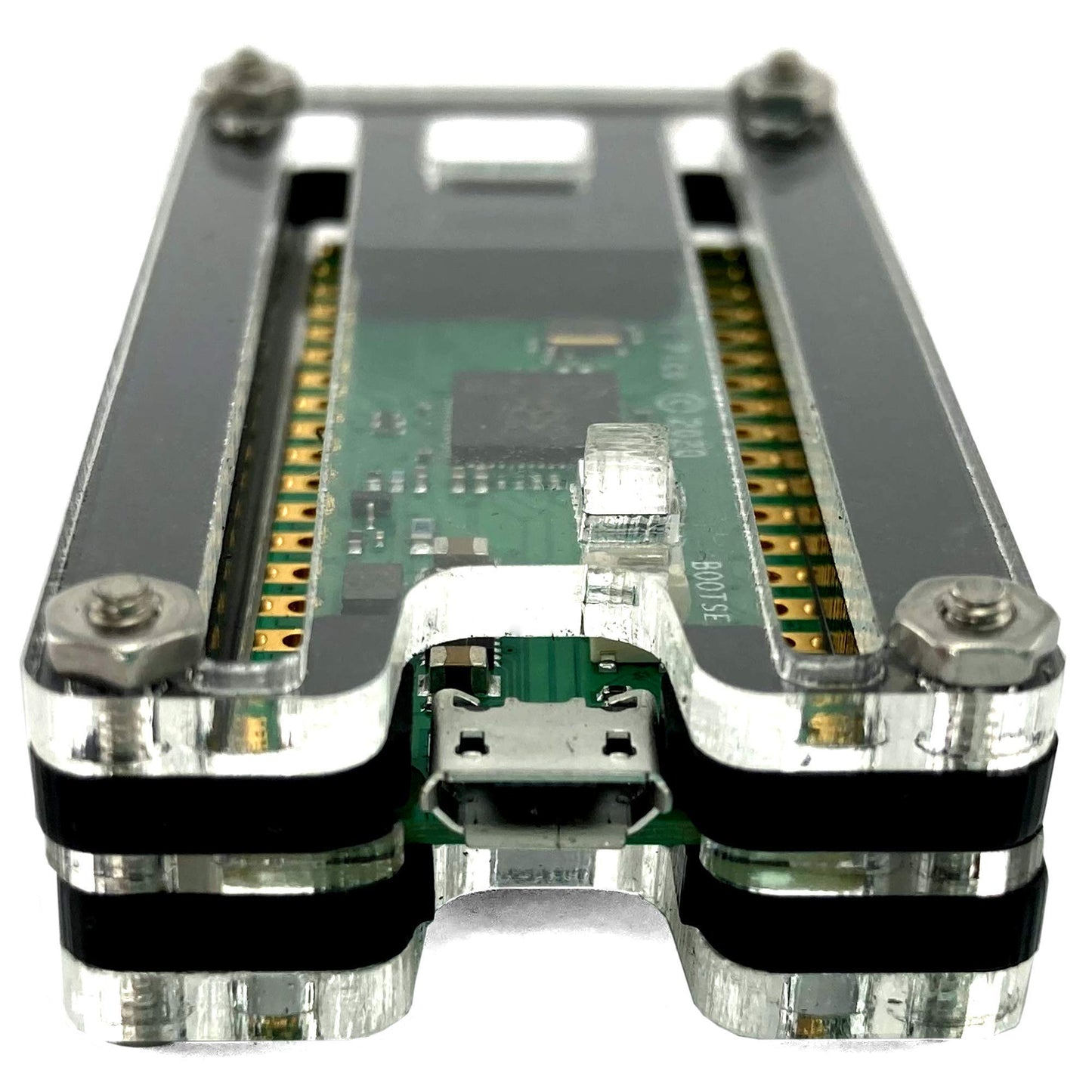 C4Labs Zebra Pico W Case - for The Raspberry Pi Pico W/Pico 2 / Pico 2W - Three Pack