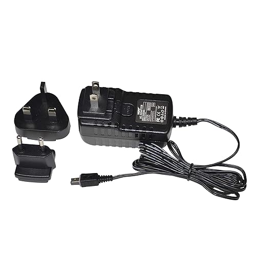 HQRP Wall AC Power Adapter Compatible with JVC Everio GZ-MG130 GZ-MG130U GZ-MG130US Camcorder - (incl. USA Plug & Euro Adapter)