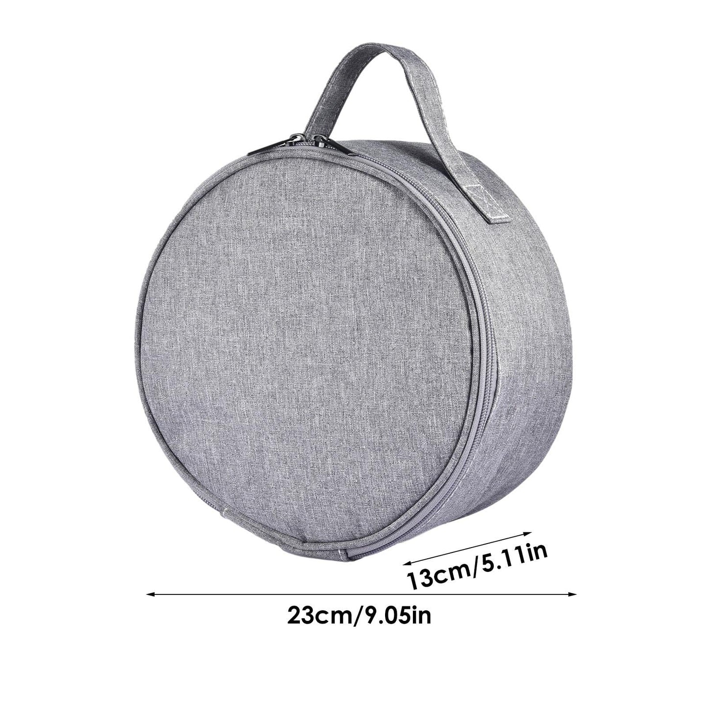 Bavokon 2 Portable Storage Bag for Fan,Travel Case for Folding Telescopic Fan,Portable Folding Fan Storage Bag Waterproof, USB Rechargeable Personal
