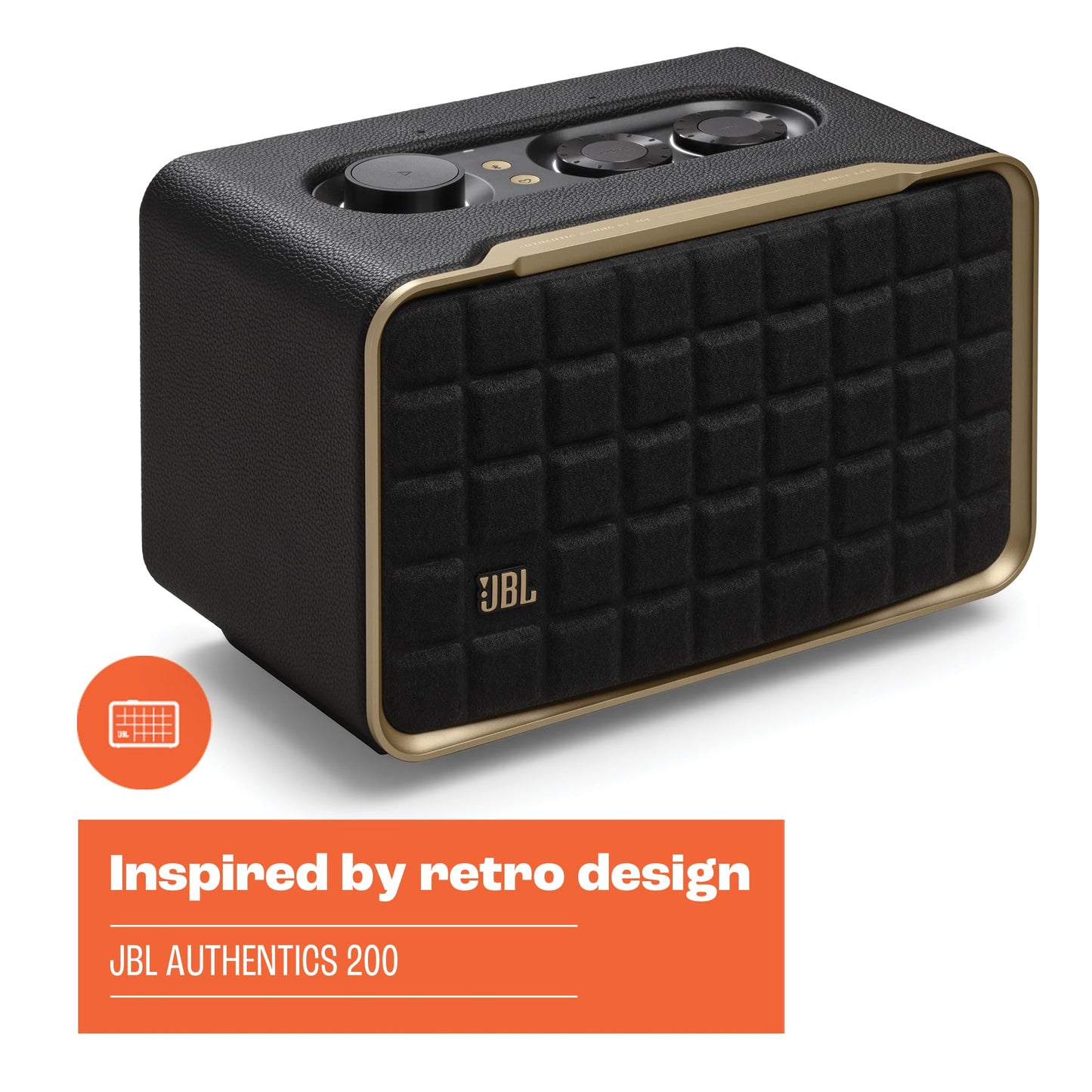 JBL JBLAUTH200BLKAM-Z Wi-Fi Bluetooth Smart Home Speaker - Certified Refurbished