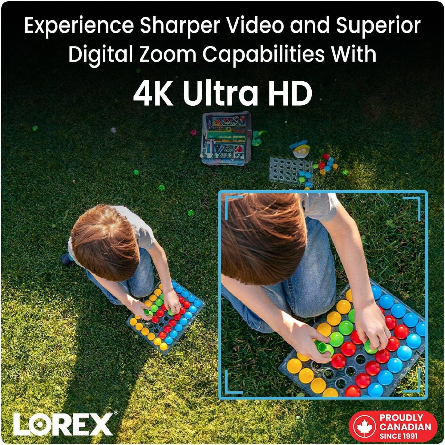 Lorex Fusion 4K 12-Channel (8 Wired and 4 Wi-Fi) 2TB Digital Video Recorder | Smart Search | Panic Button | Privacy Masking | No Monthly fees
