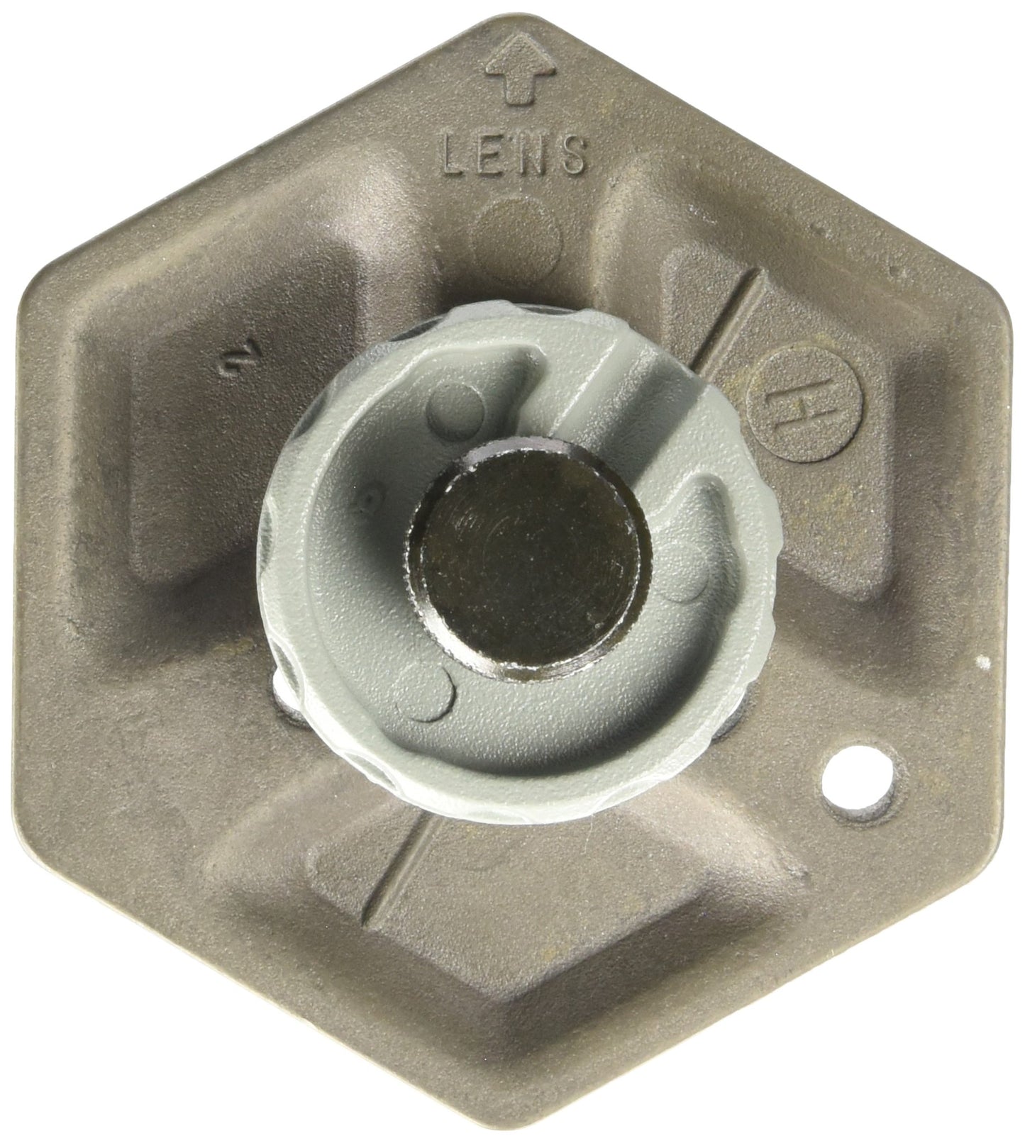Manfrotto 030VHS- 14 Hexagonal Quick Release Plate with VHS Locating Pin 1/4-Inch - Replaces 3159