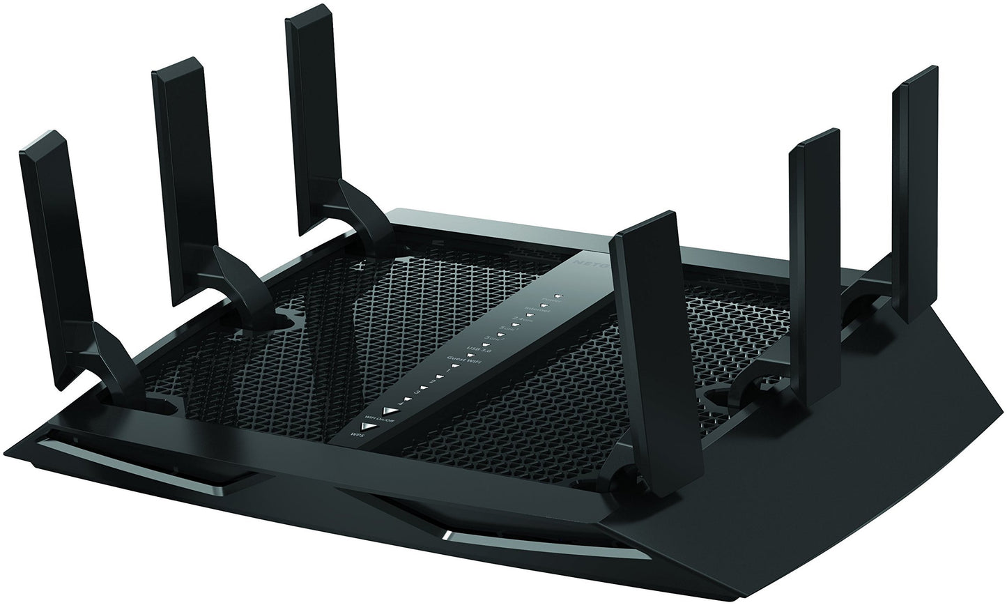 NETGEAR Nighthawk X6 AC3000 Tri-Band Smart WiFi Router, Gigabit Ethernet, Compatible with Amazon Echo/Alexa (R7900)