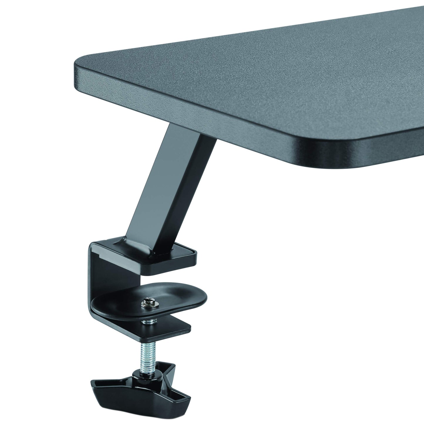 StarTech.com Monitor Riser Stand - Clamp-on Monitor Shelf for Desk - Extra Wide 25.6" (65 cm) for up to 34" Monitors - Black (MNRISERCLMP)