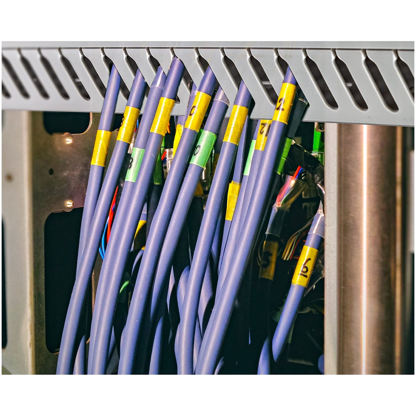 StarTech.com Open Slot Cable Management Raceway with Cover, 2"(50mm)W x 3"(75mm)H - 6.5ft(2m) length - 1/4"(8mm) Slots, PVC Network Cable Hider/Wall