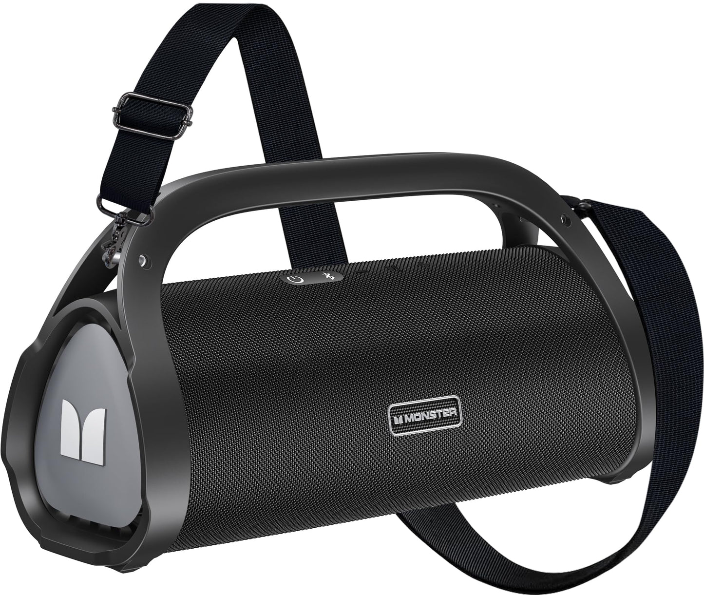 Monster Adventurer Max Bluetooth Speaker, IPX7 Waterproof Portable Speaker with Double Subwoofer, 120W Peak Stereo Sound and Rich Bass, 24H Playtime