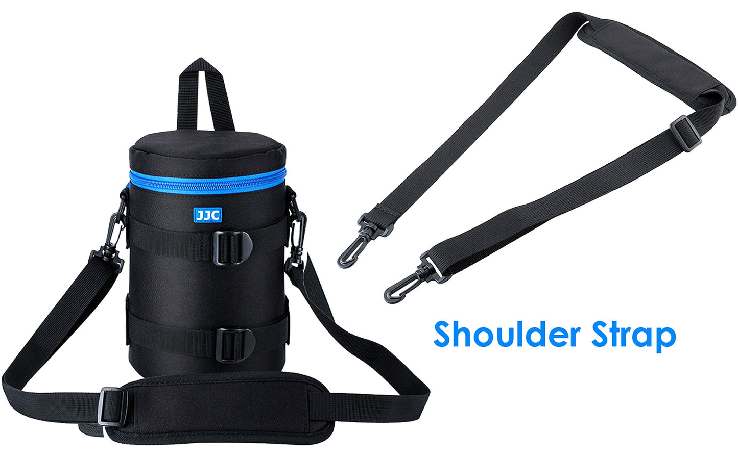 JJC Water Resistant Deluxe Lens Pouch Case Bag for Canon EF 70-200mm 4L / EF 28-300mm 3.5-5.6 USM/EF 70-300mm 4-5.6L/ Nikon AF-S NIKKOR 70-200mm 4G ED