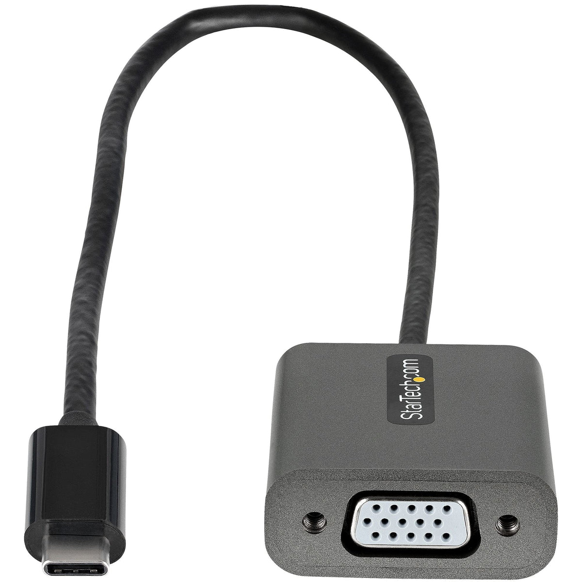 StarTech USB-C to VGA Adapter, 1080p, 12in Cable (CDP2VGAEC)