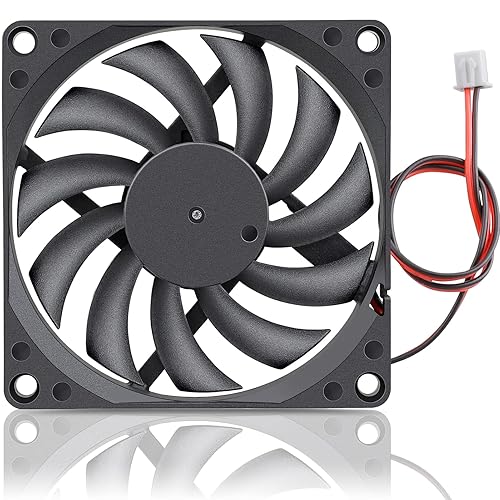Gdstime 80mm x 80mm x 10mm DC 5V Brushless Cooling Fan 2PIN