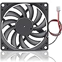 Gdstime 80mm x 80mm x 10mm DC 5V Brushless Cooling Fan 2PIN